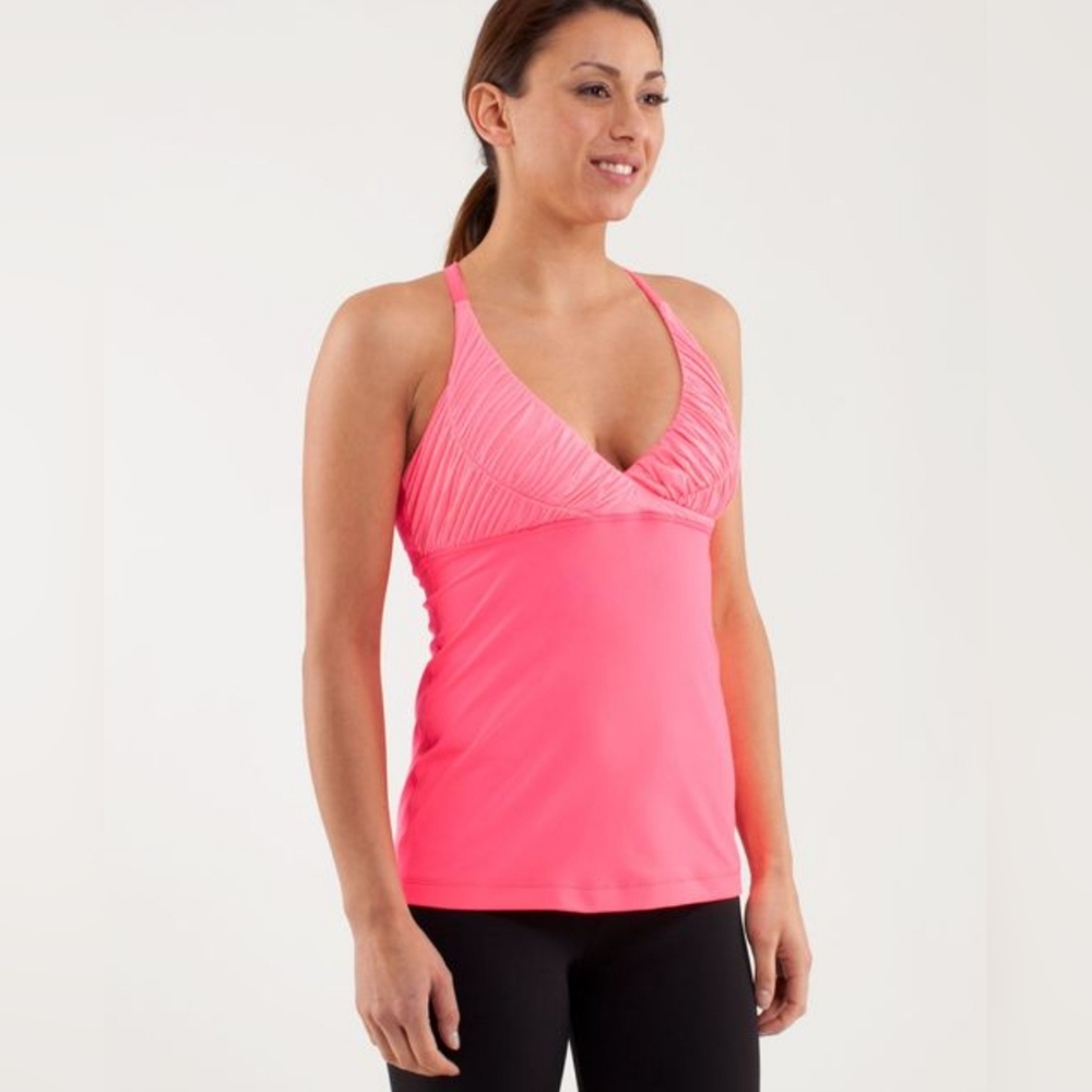 Lululemon Women's XS Pure Balance Tank Hot Pink